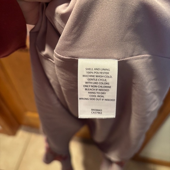 Chelsea28 Ruffle Neck Chiffon Midi Dress in Purple Quail Floral Trial Small - Picture 5 of 8